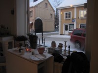 Lillacaf�t, interi�r