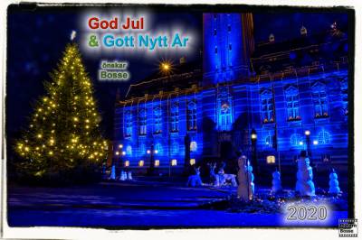 God Jul 2020, Julkort 2020, Norrkping Light Festival 2020