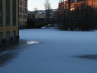 Vinter i Norrkping city